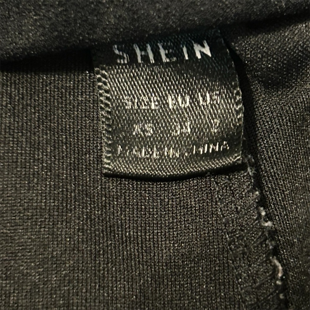 SHEIN Black Flare Leggings Womens‎ Trousers Pull On Casual Pants - Picture 2 of 3